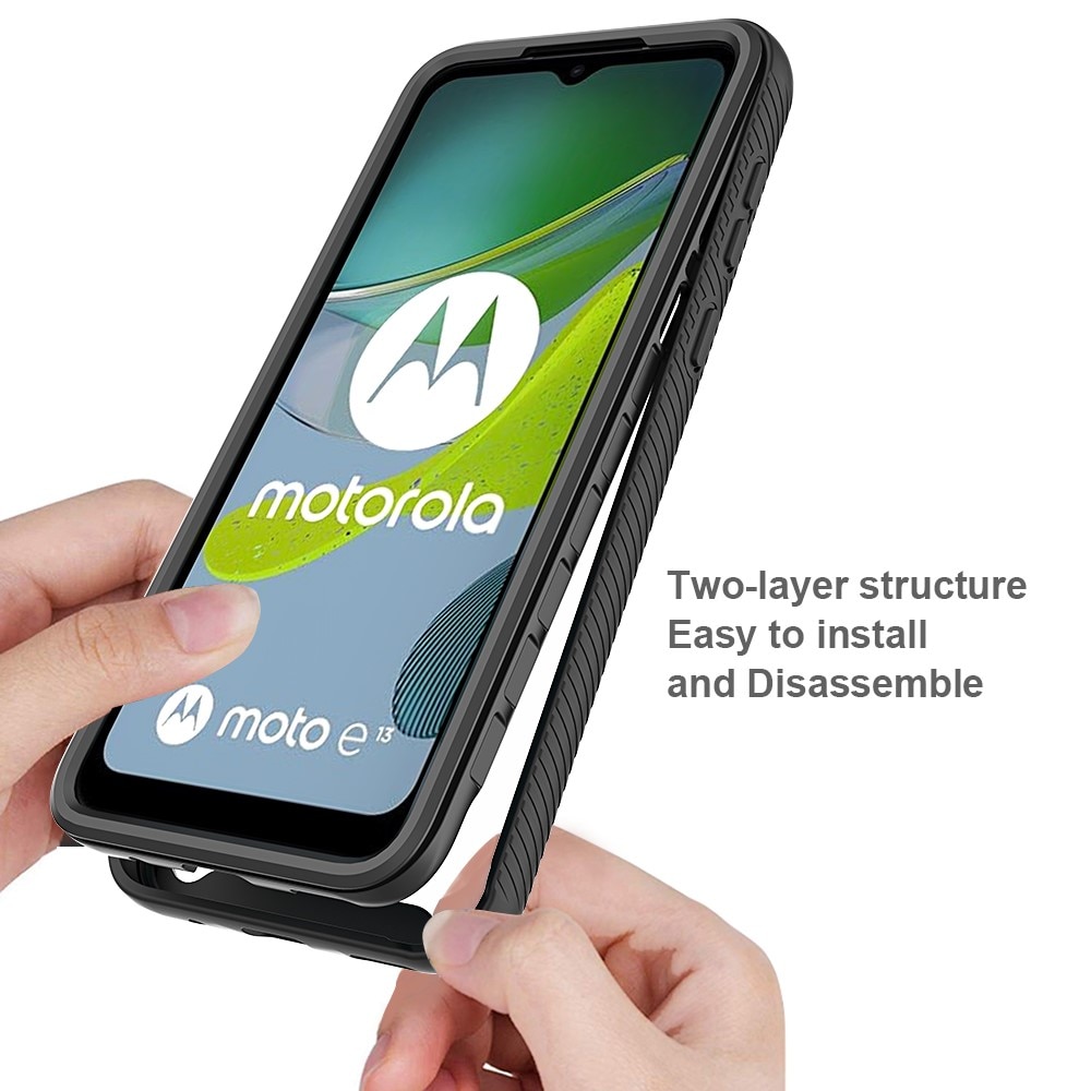 Motorola Moto E13 Full Protection Case Black