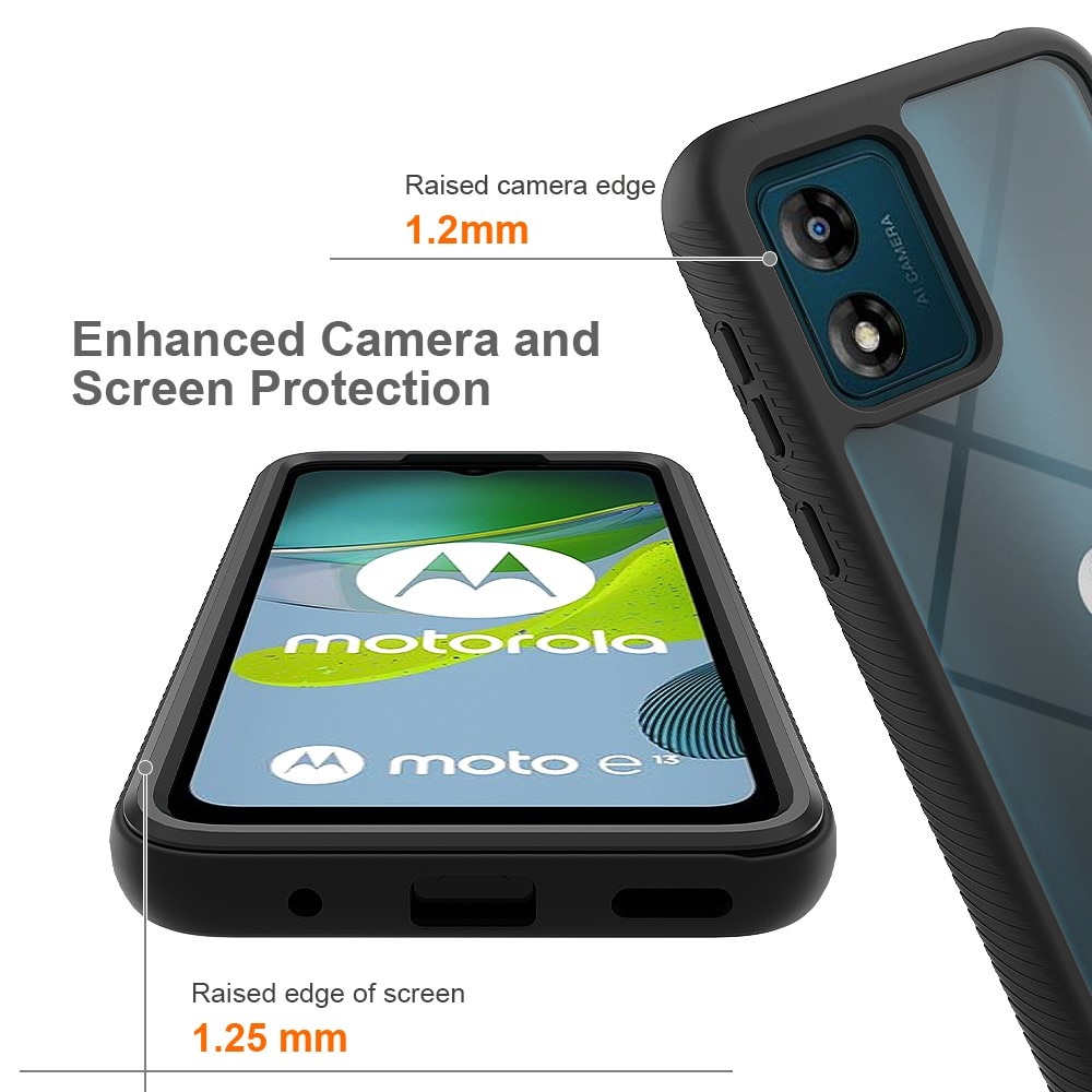 Motorola Moto E13 Full Protection Case Black