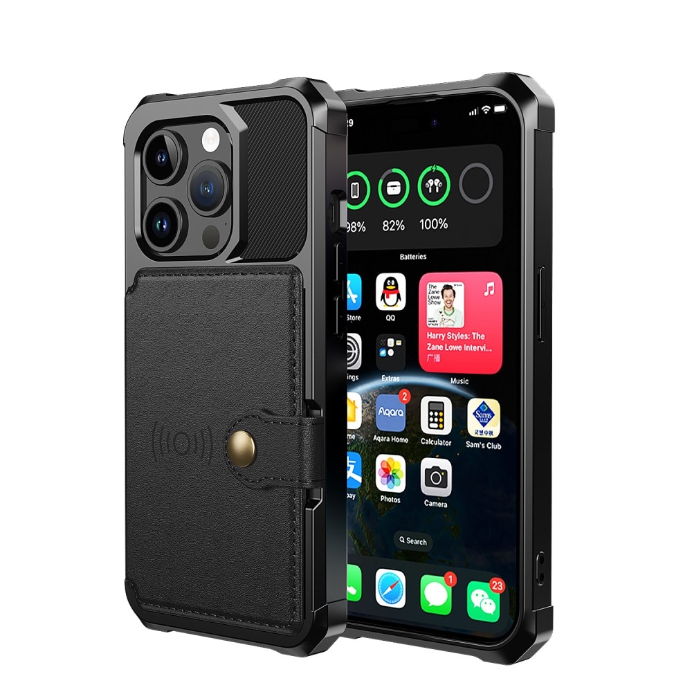 iPhone 15 Pro Tough Multi-slot Case Black