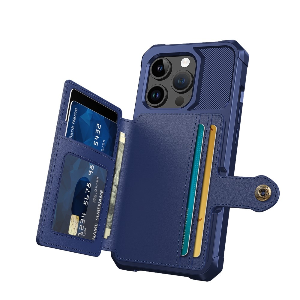 iPhone 15 Pro Tough Multi-slot Case Blue