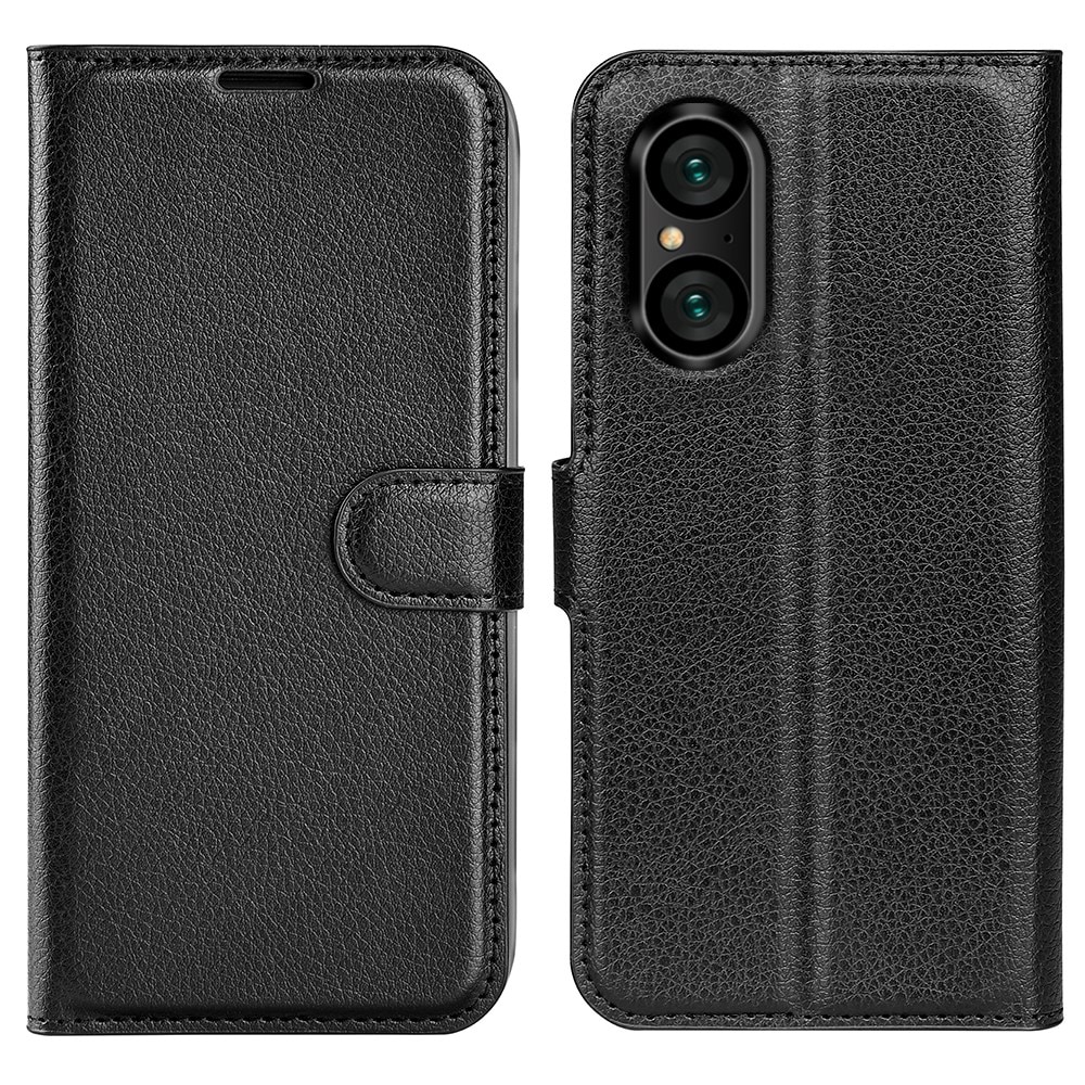 Sony Xperia 5 V Wallet Book Cover Black