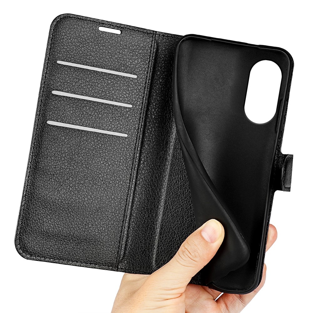 Sony Xperia 5 V Wallet Book Cover Black