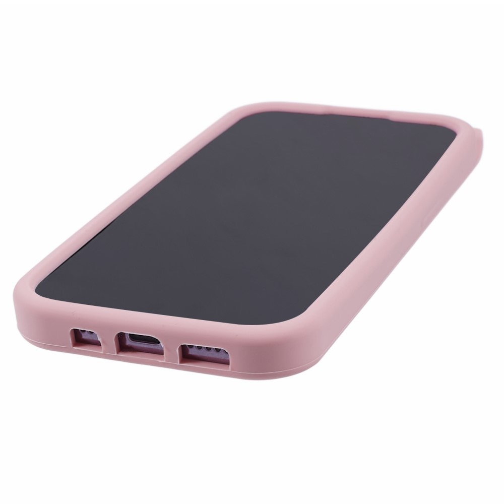 iPhone 14 Pro Cat Silicone Case Pink