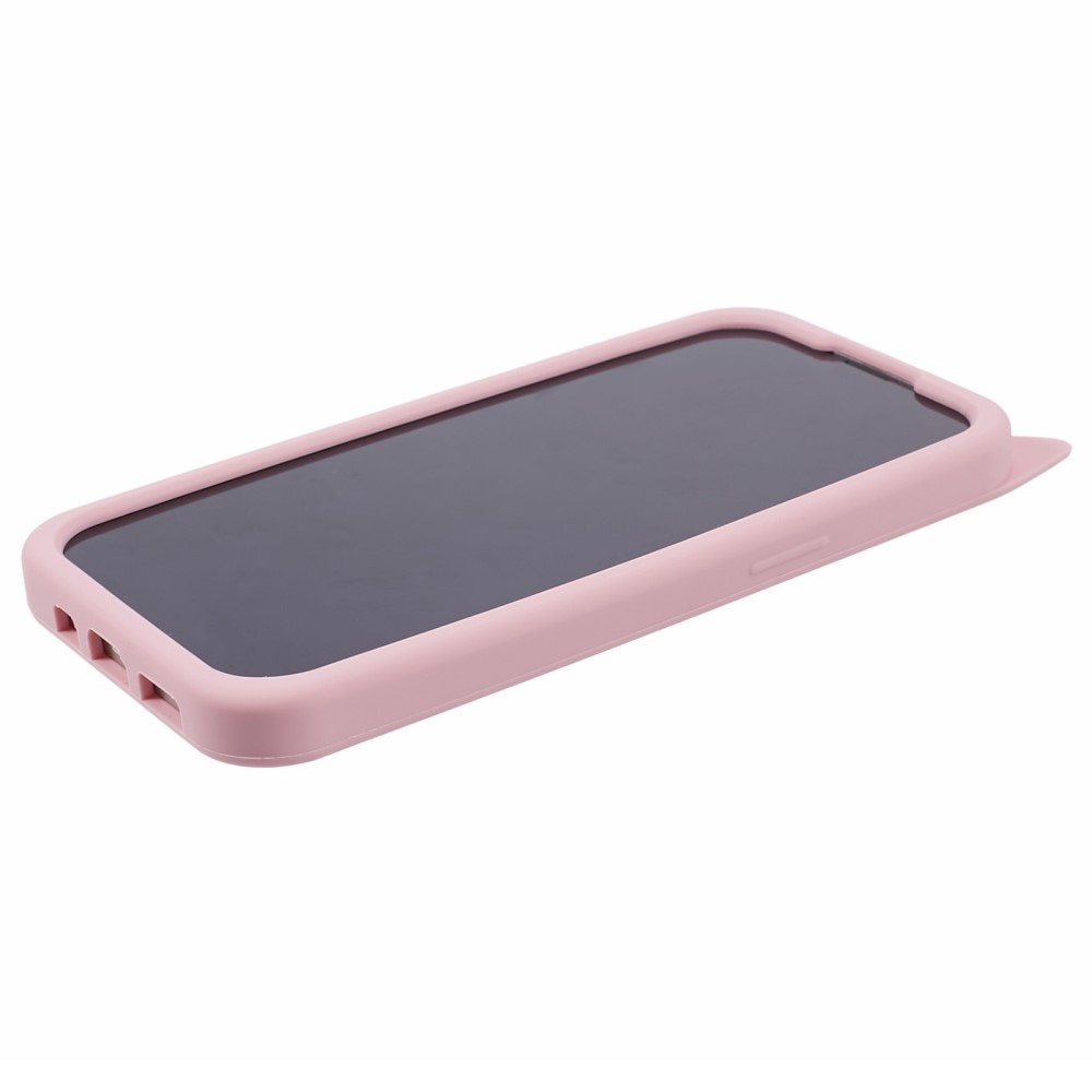 iPhone 13 Cat Silicone Case Pink