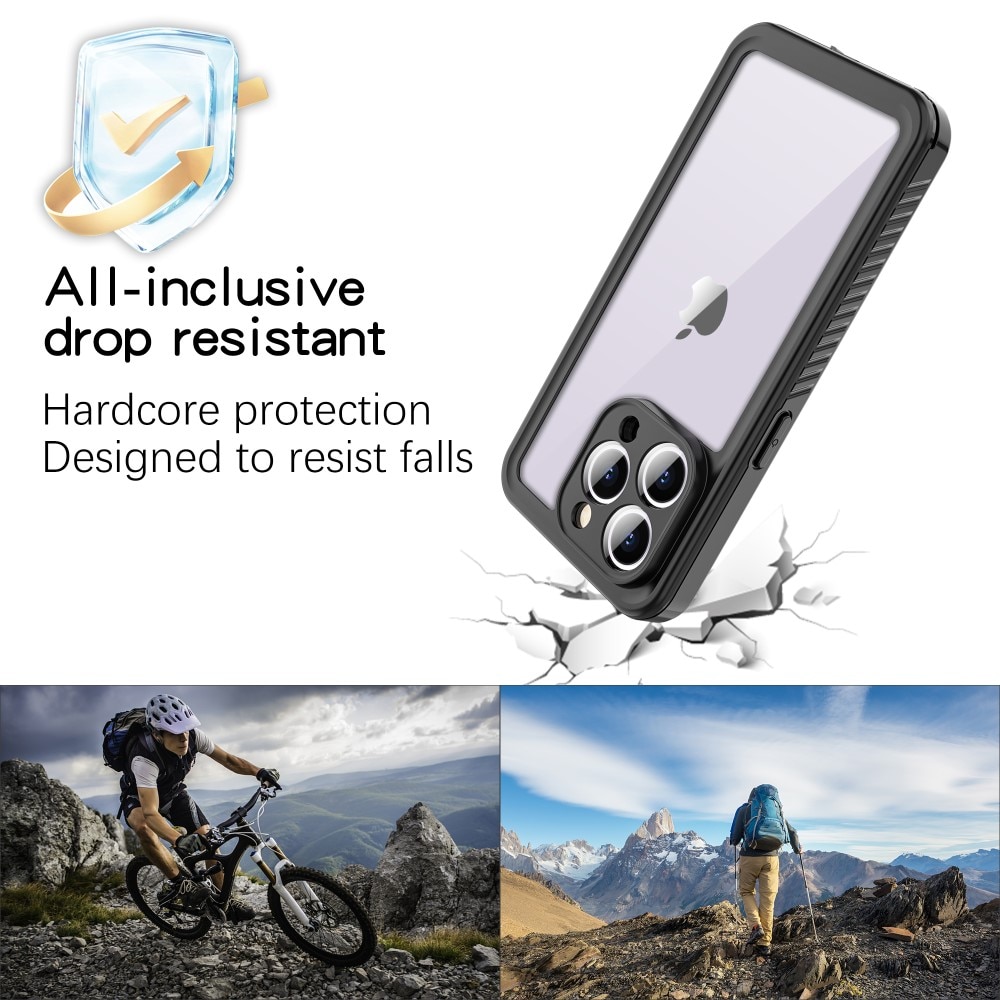 iPhone 15 Pro Max Waterproof Case Transparent