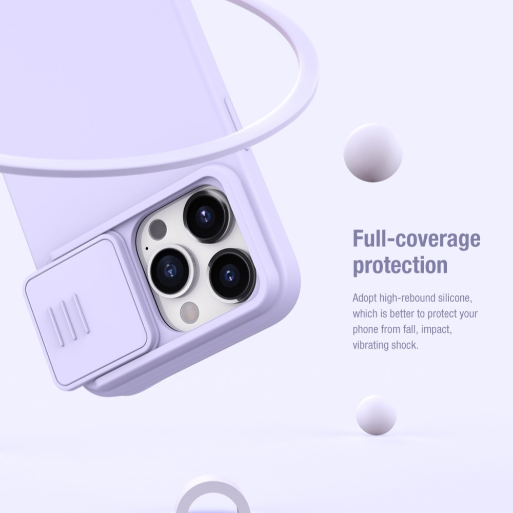 iPhone 15 Pro Soft CamShield Case Purple