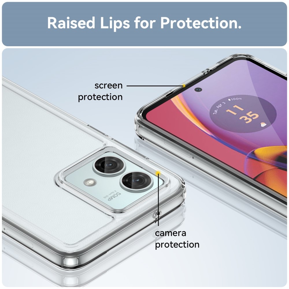 Motorola Moto G84 Crystal Hybrid Case Transparent