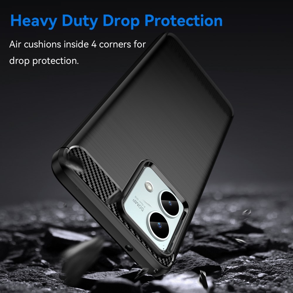 Motorola Moto G84 Brushed TPU Case Black