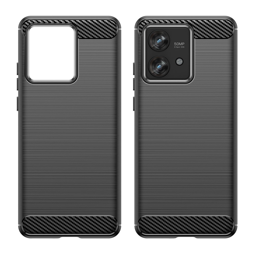 Motorola Edge 40 Neo Brushed TPU Case Black