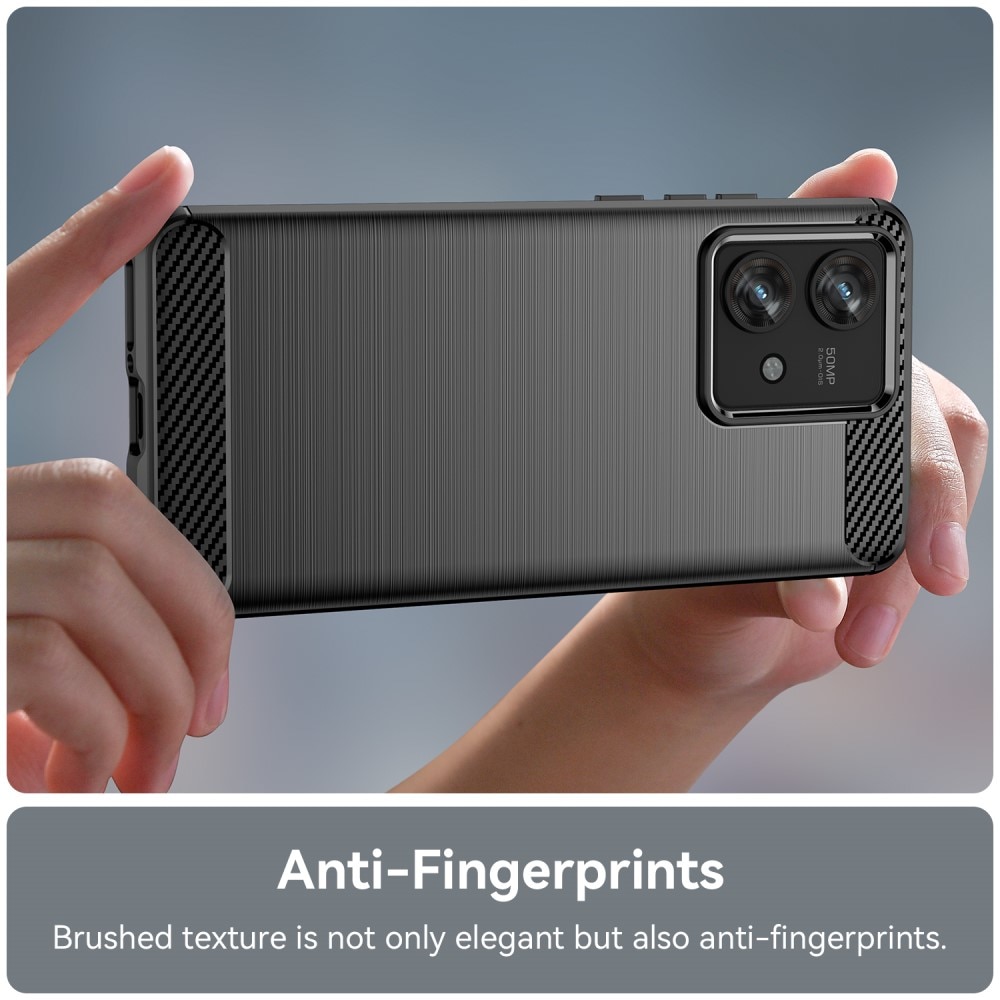 Motorola Edge 40 Neo Brushed TPU Case Black