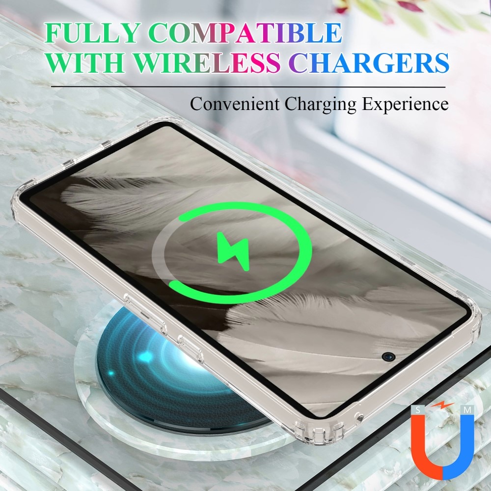 Hybrid Case MagSafe Google Pixel 8 Pro Transparent