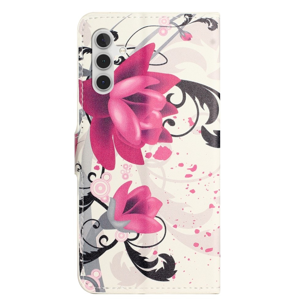 Samsung Galaxy A15 Wallet Case Flowers