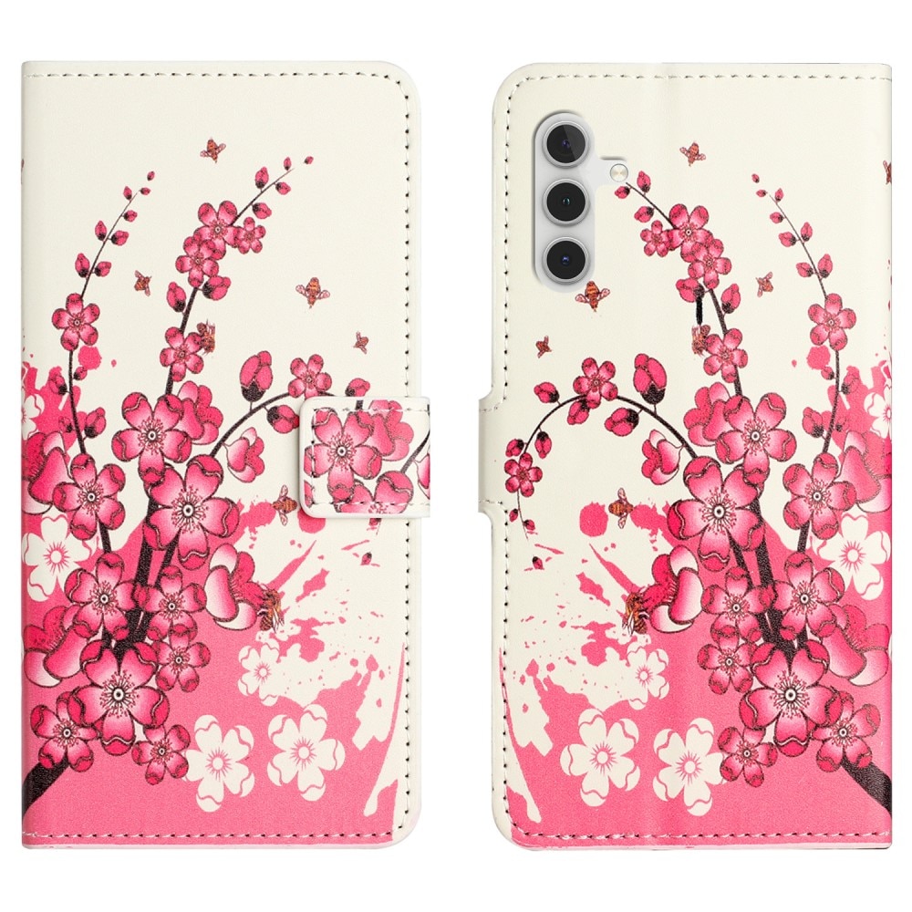 Samsung Galaxy A15 Wallet Case Cherry blossoms