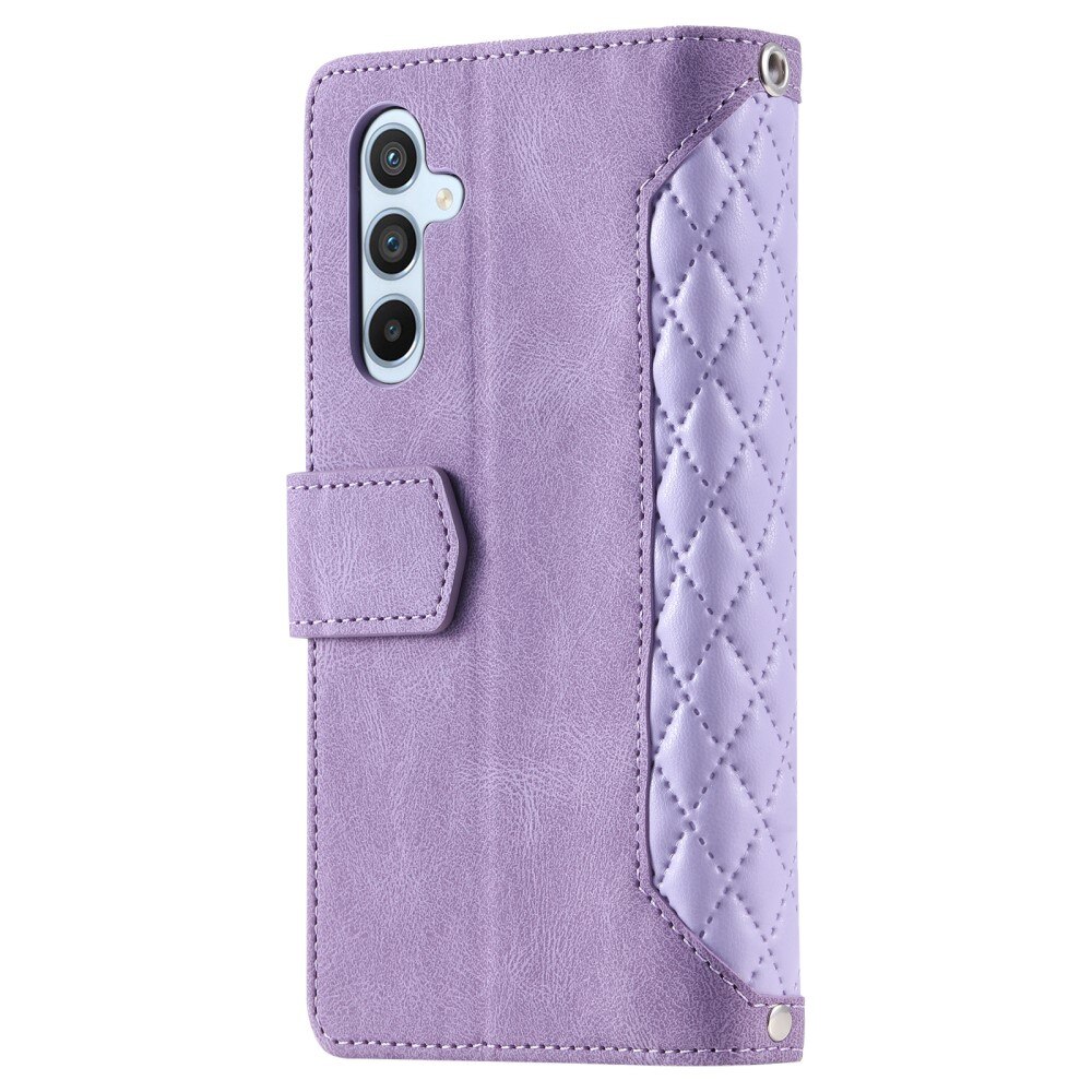 Samsung Galaxy A15 Wallet/Purse Quilted Purple