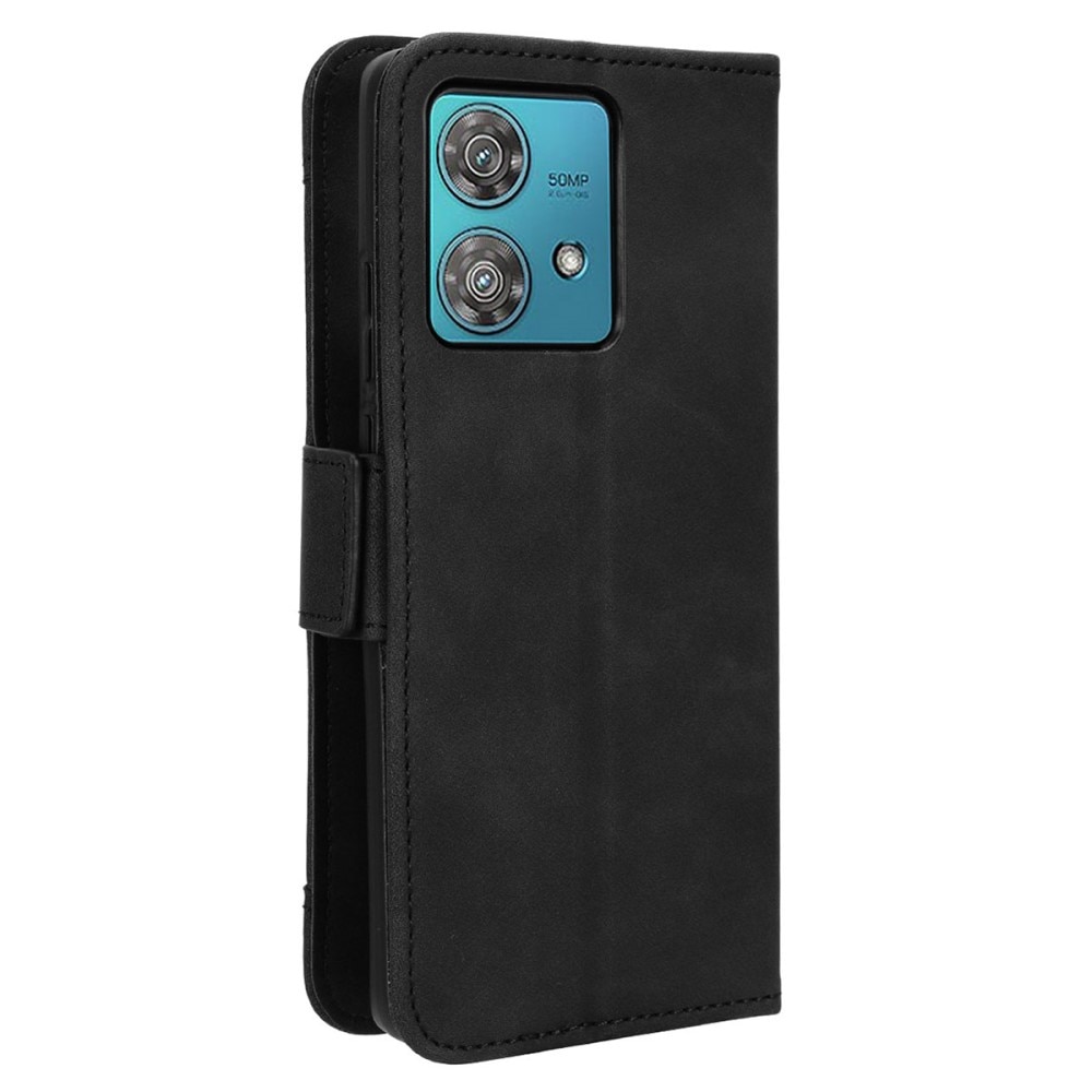 Motorola Edge 40 Neo Multi Wallet Case Black
