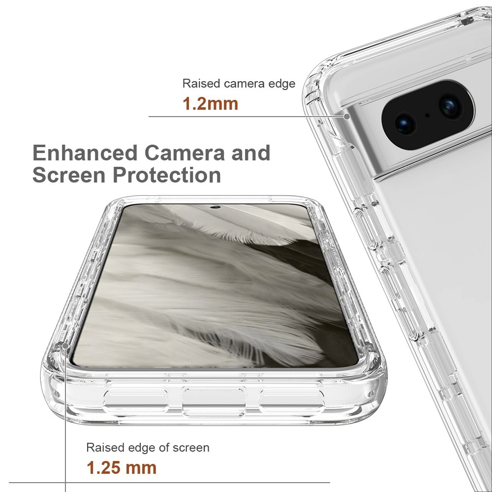 Google Pixel 8 Full Cover Case Transparent