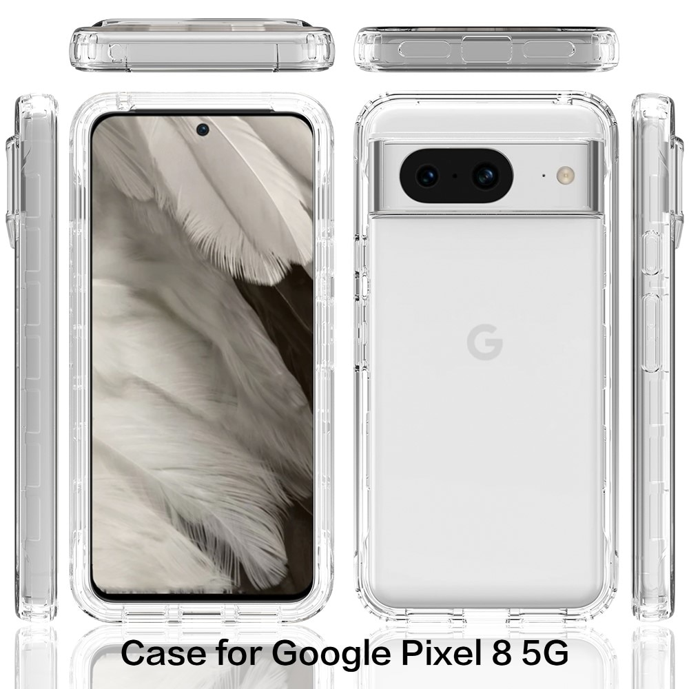 Google Pixel 8 Full Cover Case Transparent