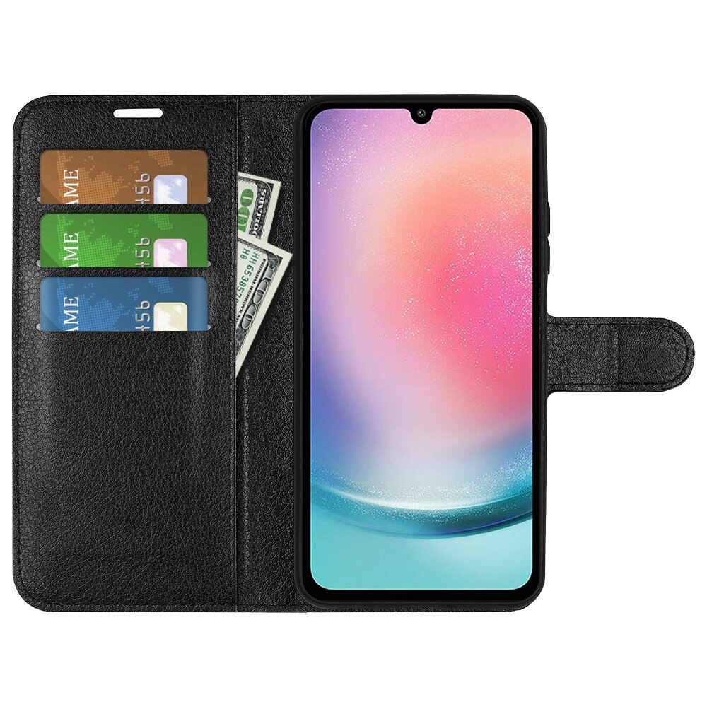 Samsung Galaxy A25 Wallet Book Cover Black