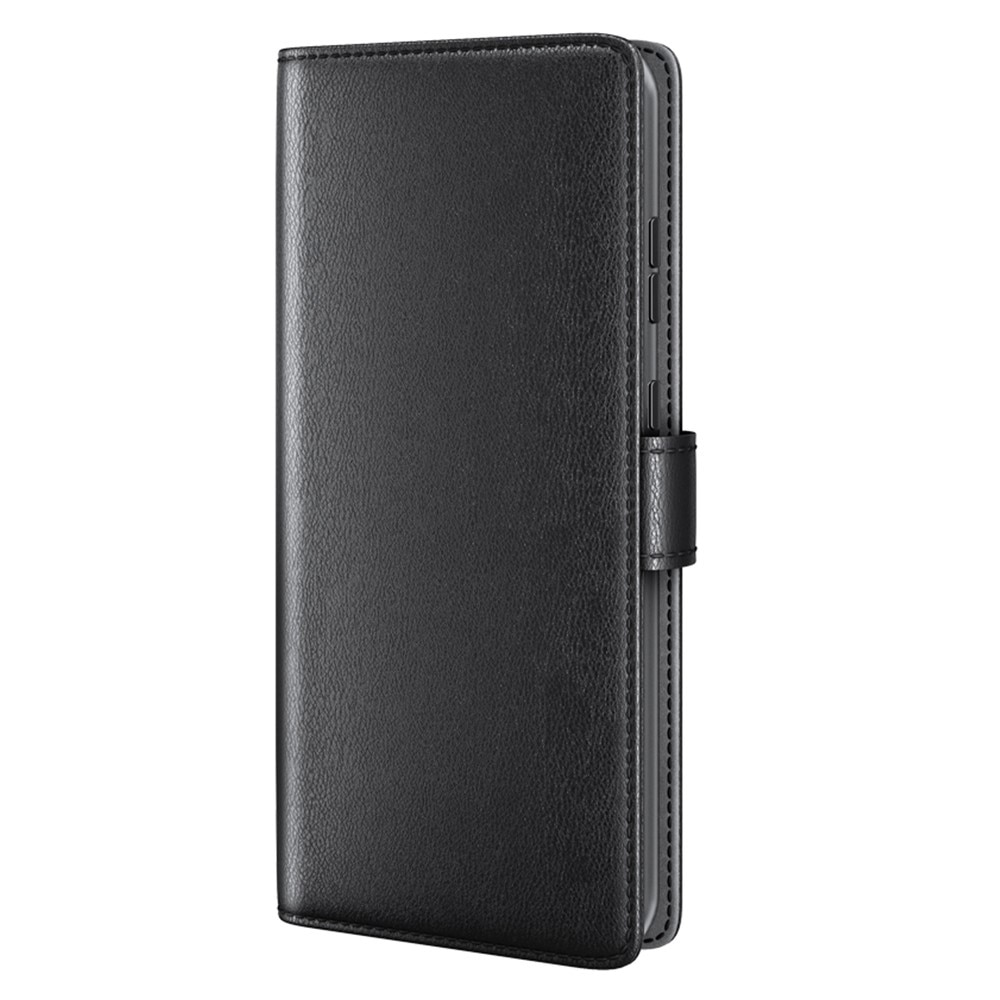Nokia G42 Genuine Leather Wallet Case Black