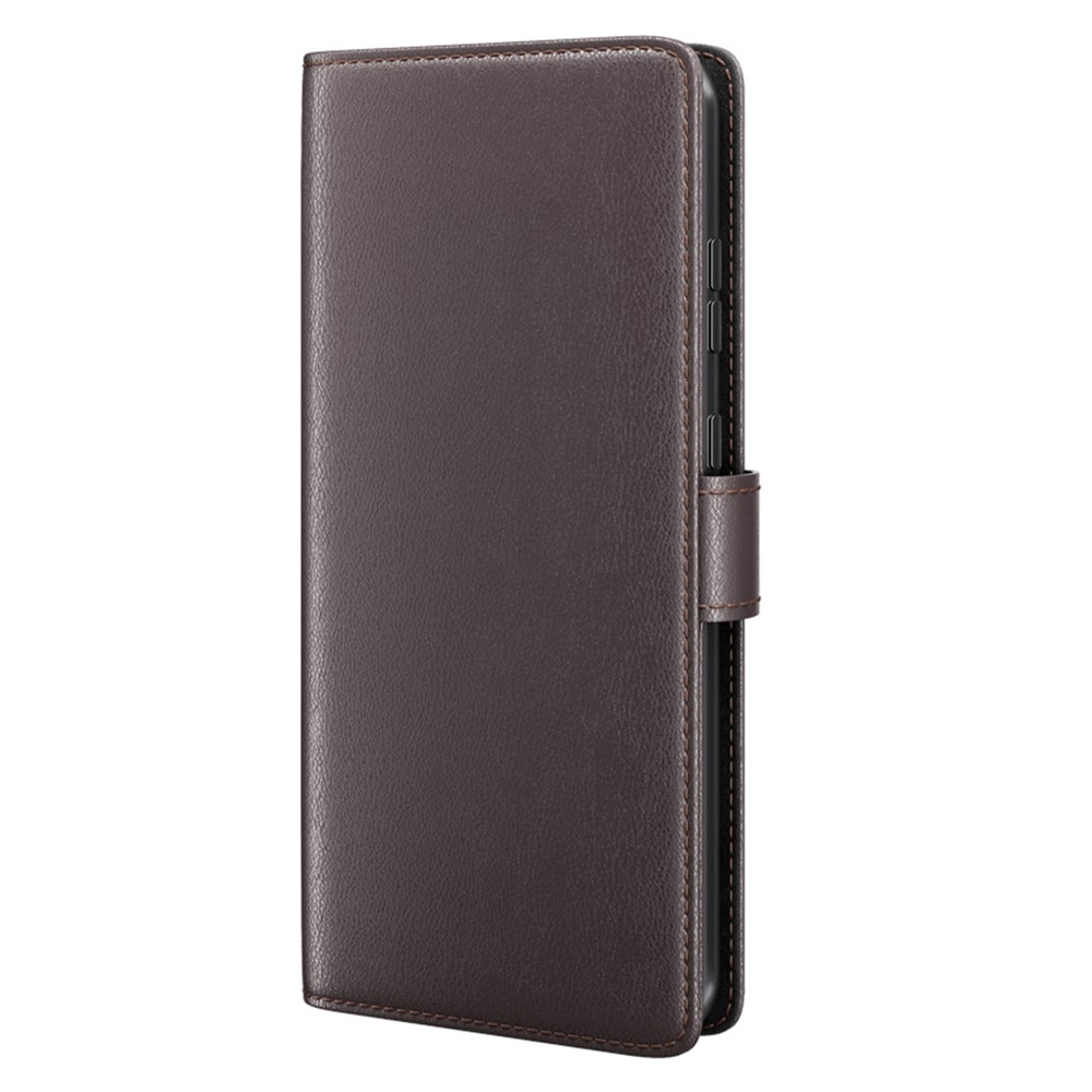 Nokia G42 Genuine Leather Wallet Case Brown