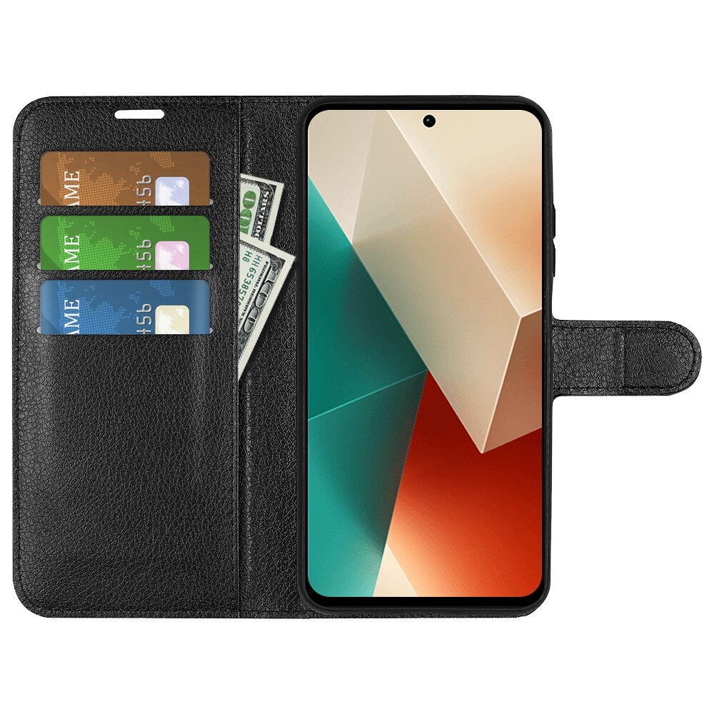 Xiaomi Redmi Note 13 Wallet Book Cover Black