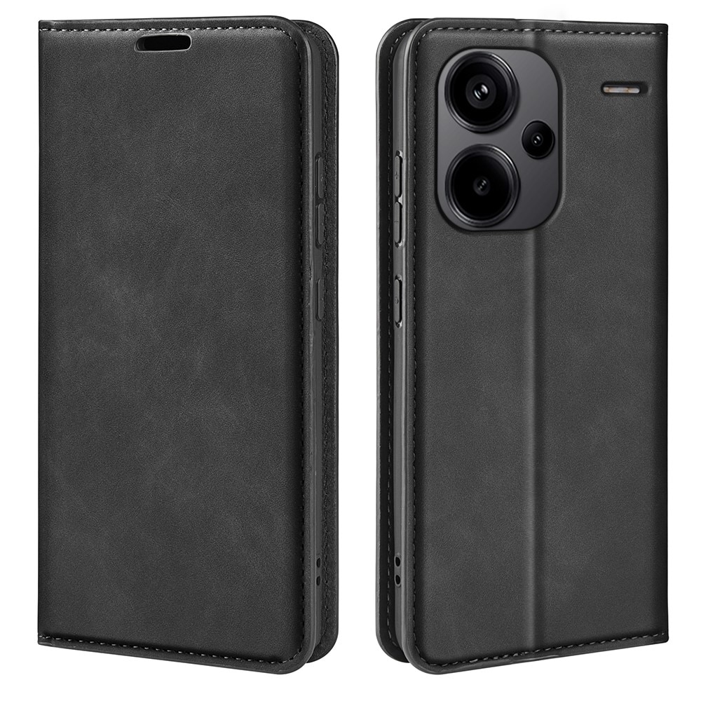 Xiaomi Redmi Note 13 Pro Plus Slim Wallet Case Black