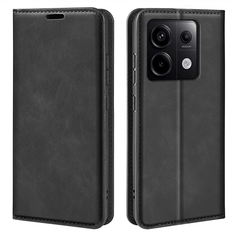 Xiaomi Redmi Note 13 Pro Slim Wallet Case Black