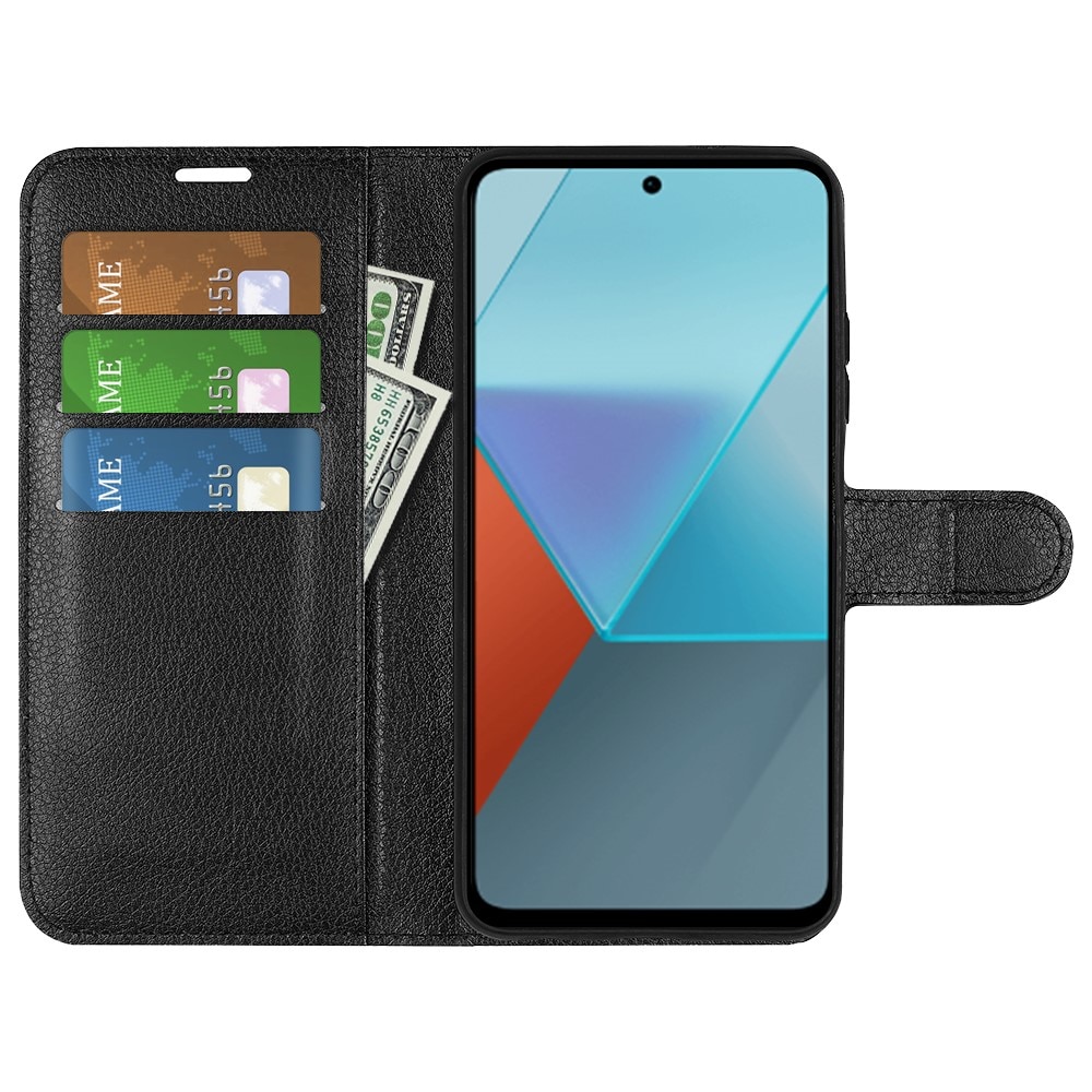 Xiaomi Redmi Note 13 Pro Wallet Book Cover Black