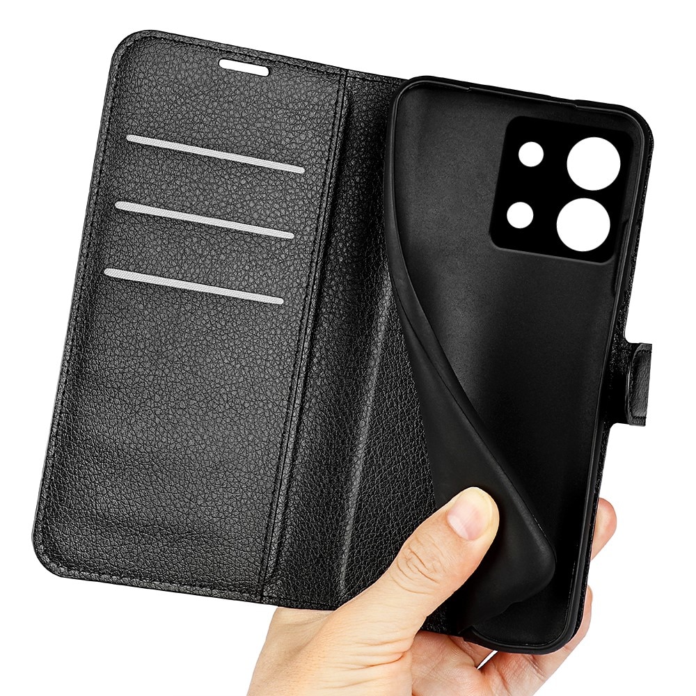 Xiaomi Redmi Note 13 Pro Wallet Book Cover Black