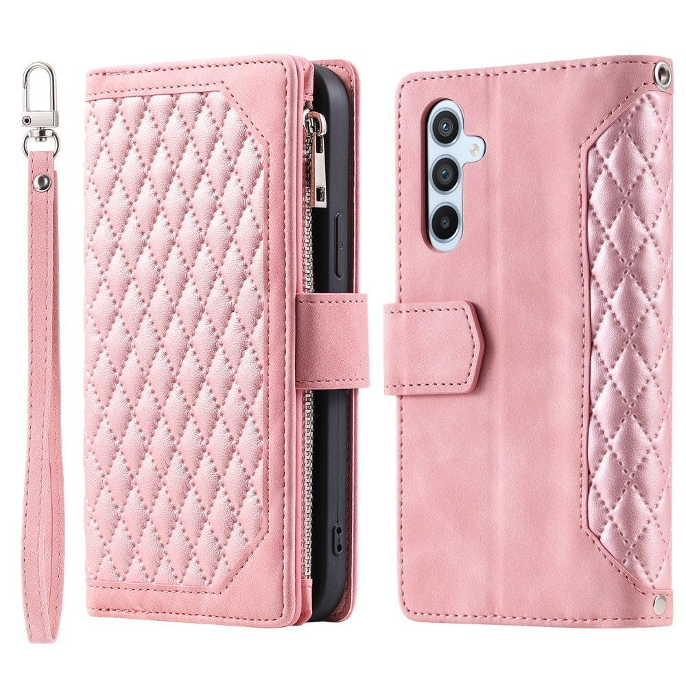 Samsung Galaxy S24 Plus Wallet/Purse Quilted Pink