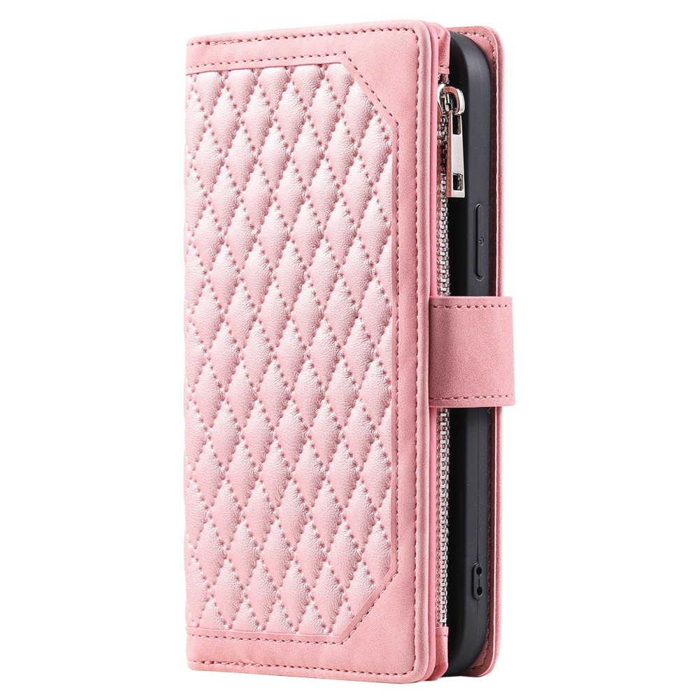 Samsung Galaxy S24 Ultra Wallet/Purse Quilted Pink