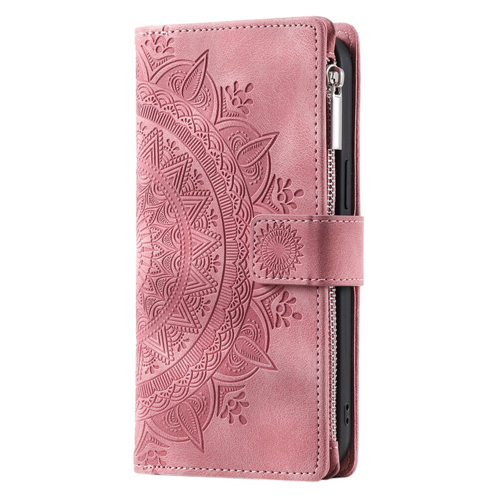 Google Pixel 8 Pro Wallet/Purse Mandala Pink