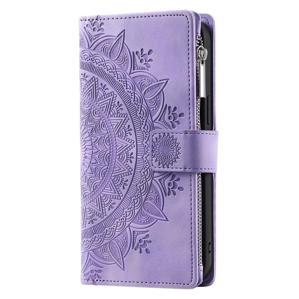 Google Pixel 8 Pro Wallet/Purse Mandala Purple