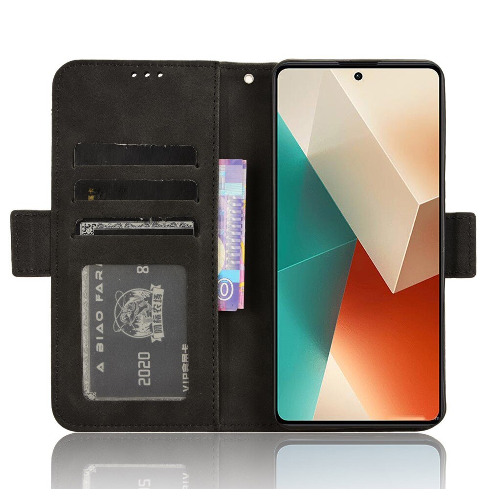 Xiaomi Redmi Note 13 Multi Wallet Case Black