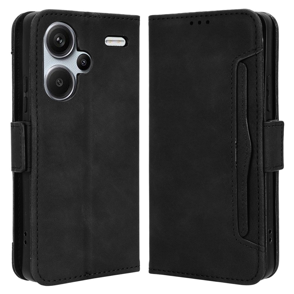 Xiaomi Redmi Note 13 Pro Plus Multi Wallet Case Black
