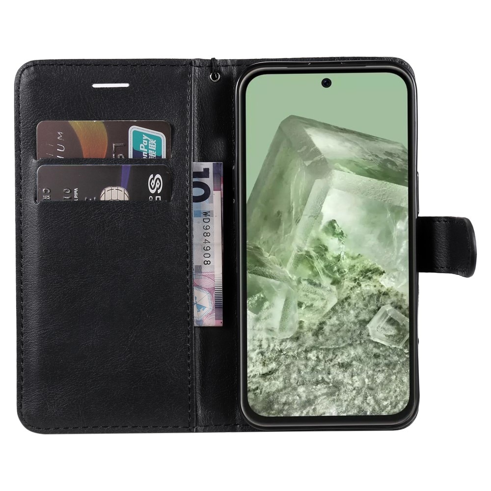 Google Pixel 8a Wallet Case Black