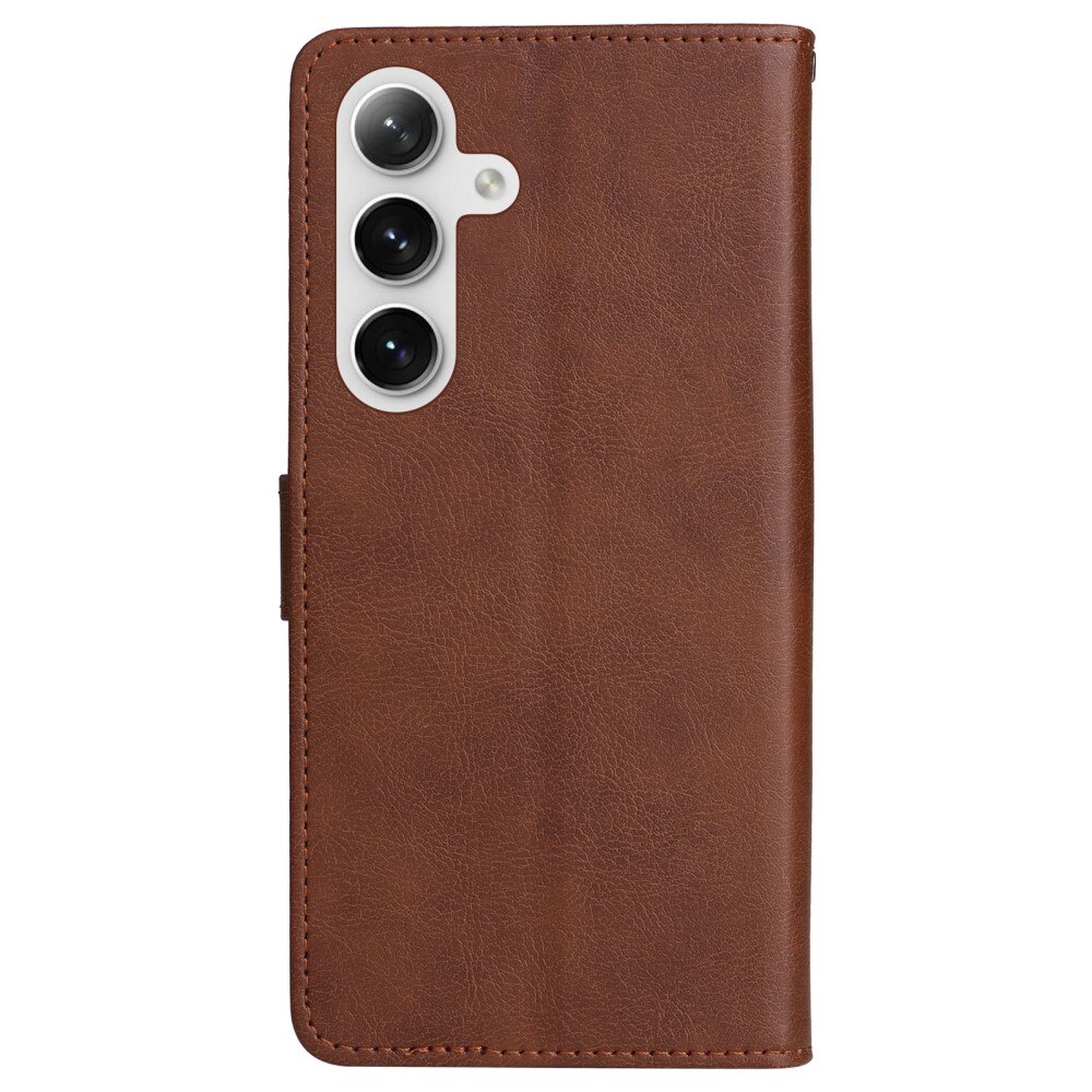 Samsung Galaxy S24 Wallet Case Brown