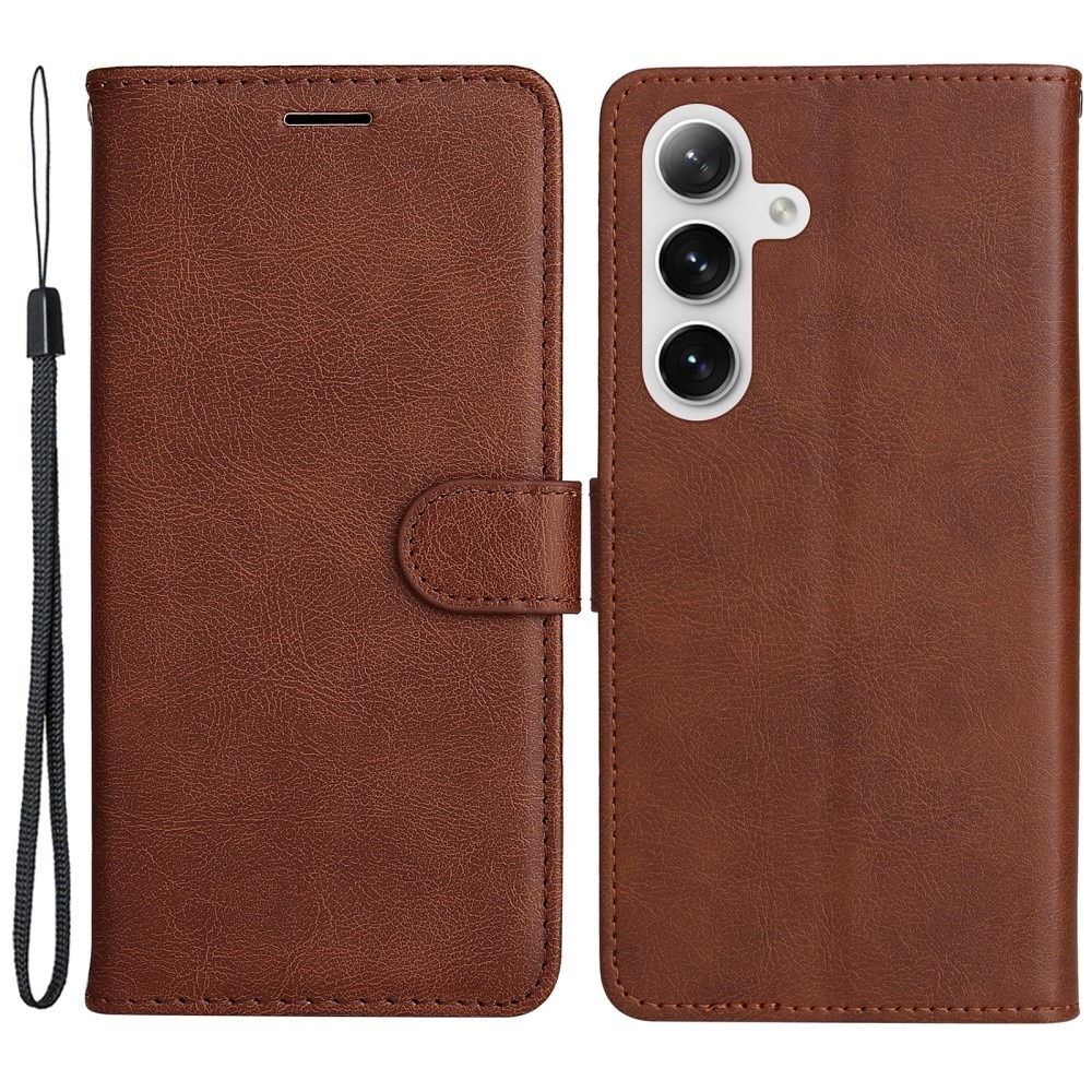 Samsung Galaxy S24 Wallet Case Brown