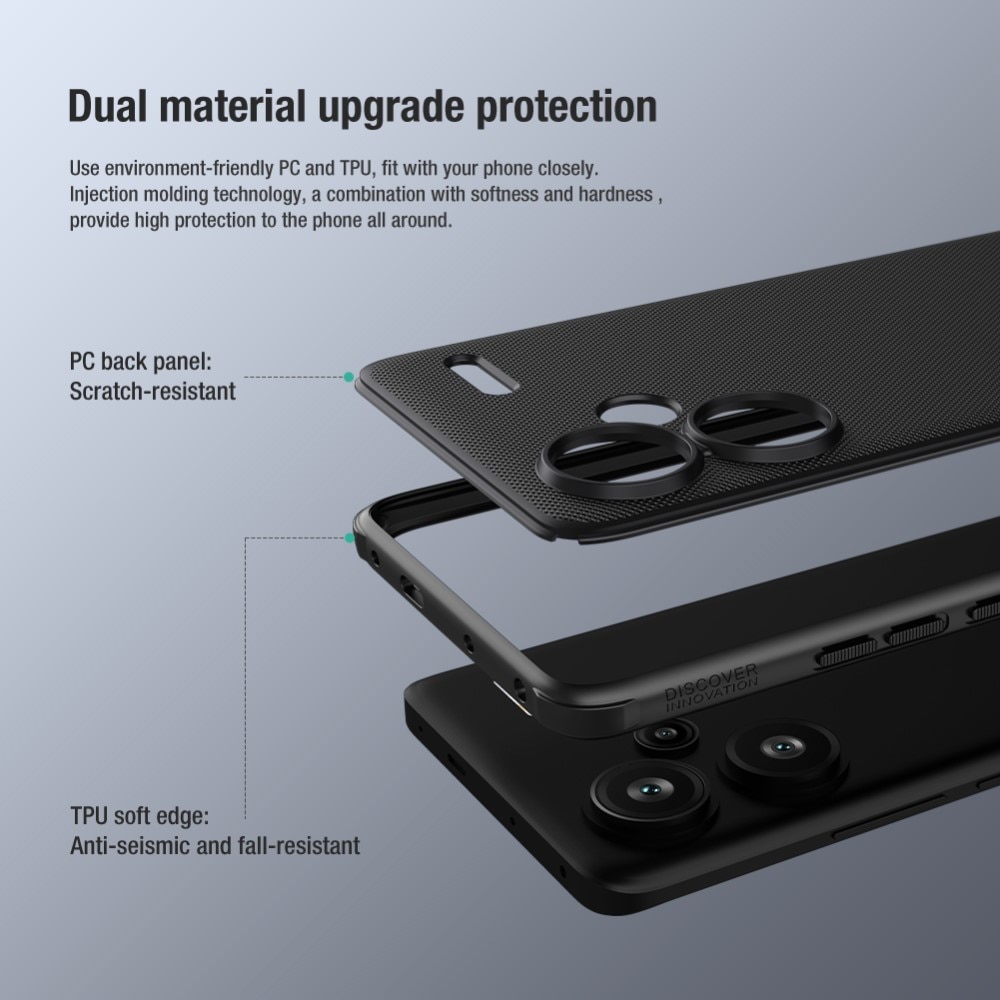 Super Frosted Shield Xiaomi Redmi Note 13 Pro Plus Black