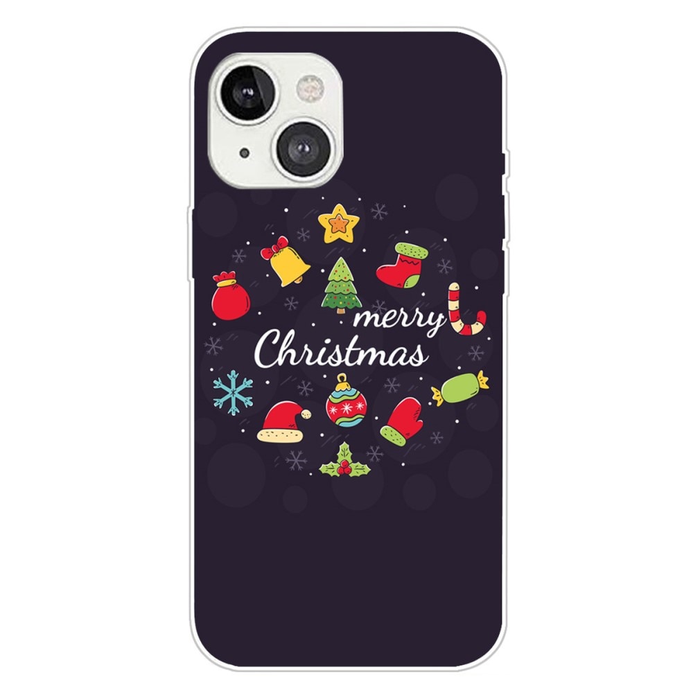 iPhone 15 TPU Case with Christmas Design - Merry Christmas