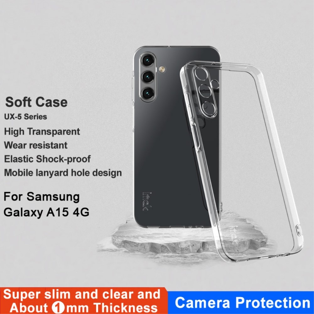 Samsung Galaxy A15 TPU Case Crystal Clear