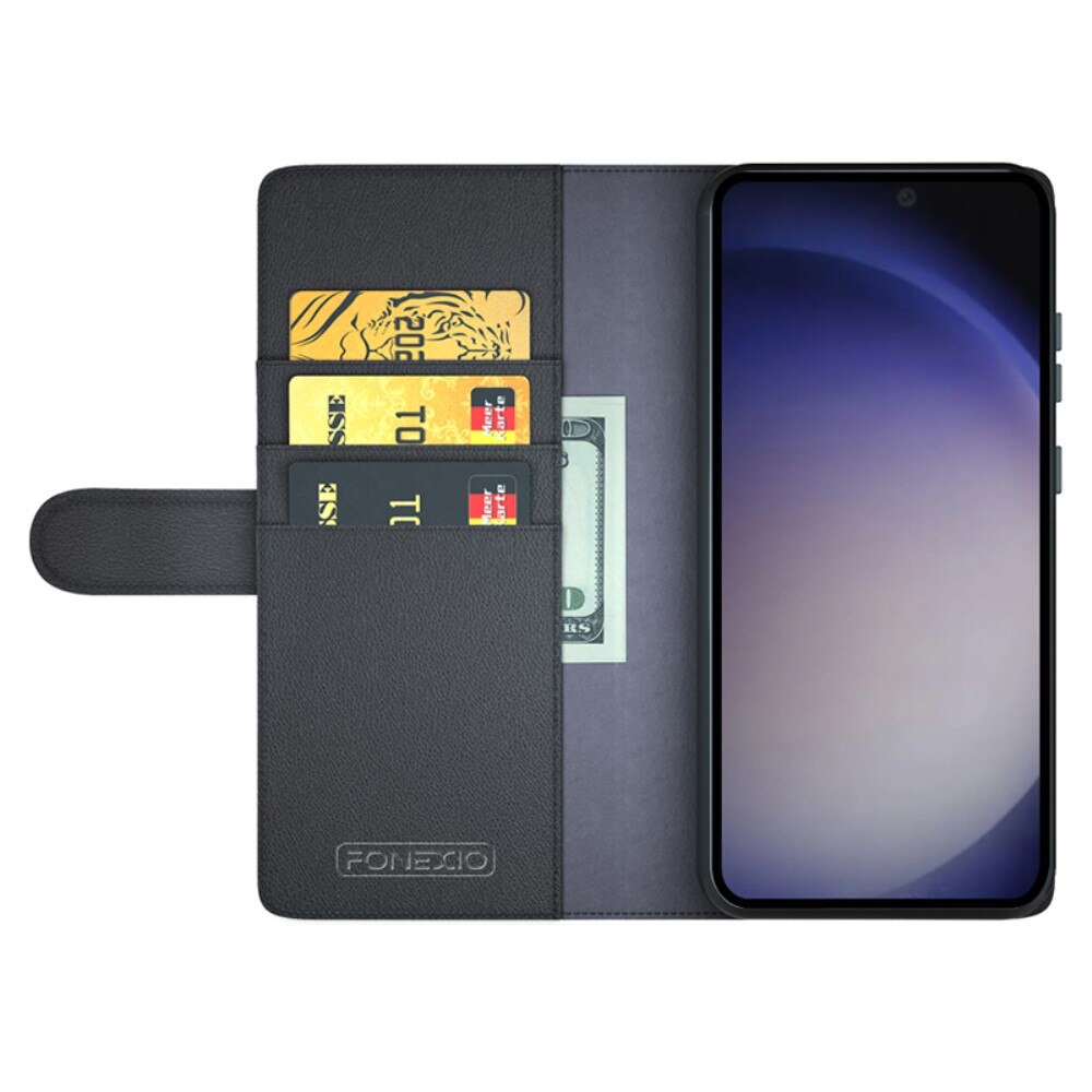 Samsung Galaxy S24 Kit w. Wallet Case and Screen Protector