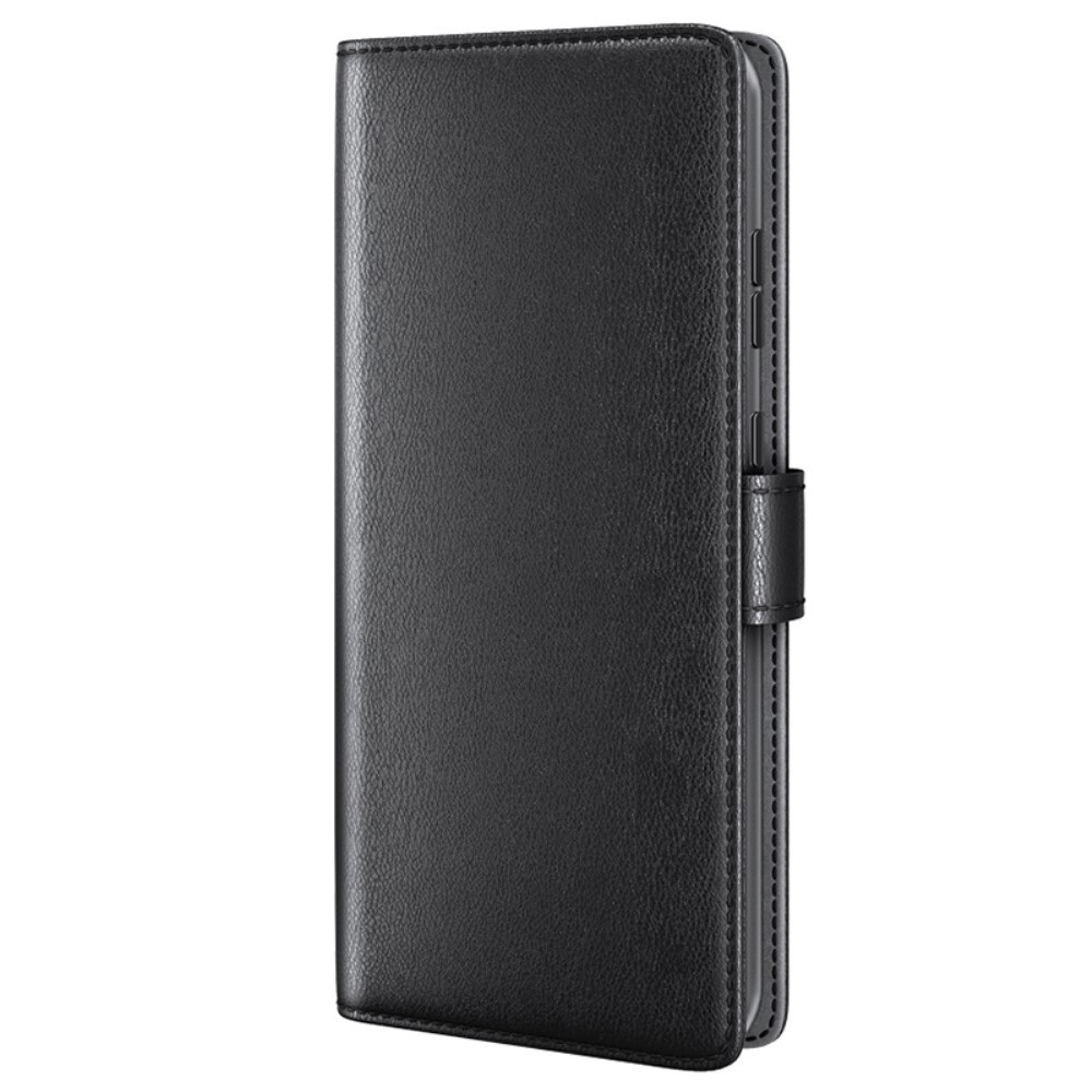 Samsung Galaxy S24 Plus Genuine Leather Wallet Case Black