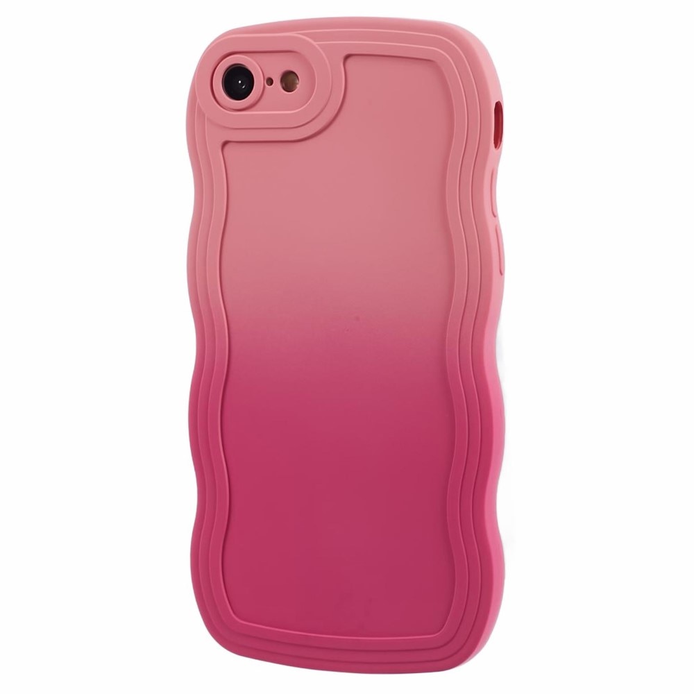 iPhone SE (2022) Wavy Edge Case Pink Ombre