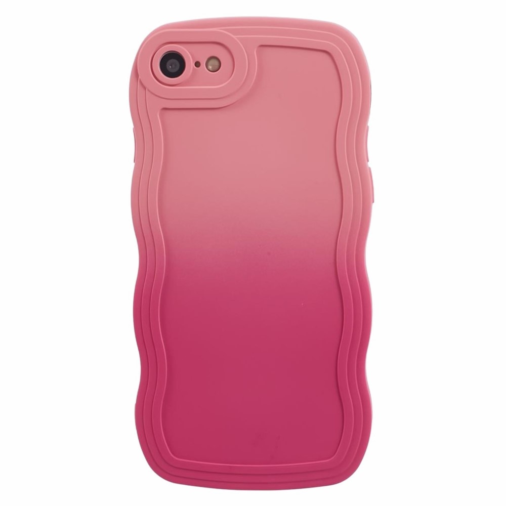 iPhone SE (2022) Wavy Edge Case Pink Ombre