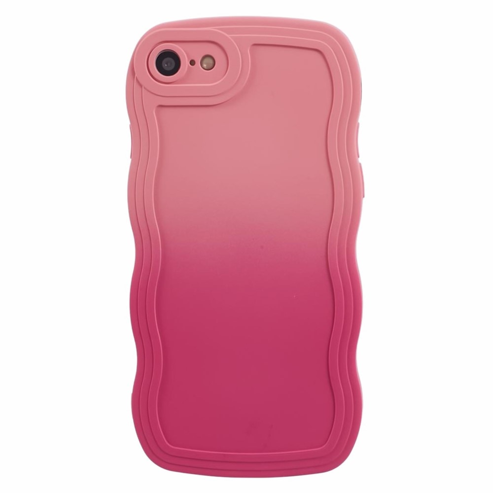 iPhone SE (2020) Wavy Edge Case Pink Ombre