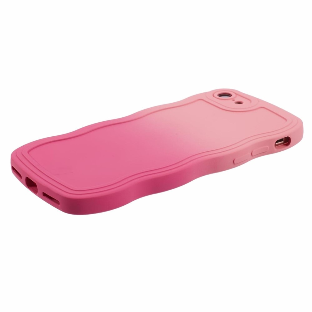 iPhone SE (2020) Wavy Edge Case Pink Ombre