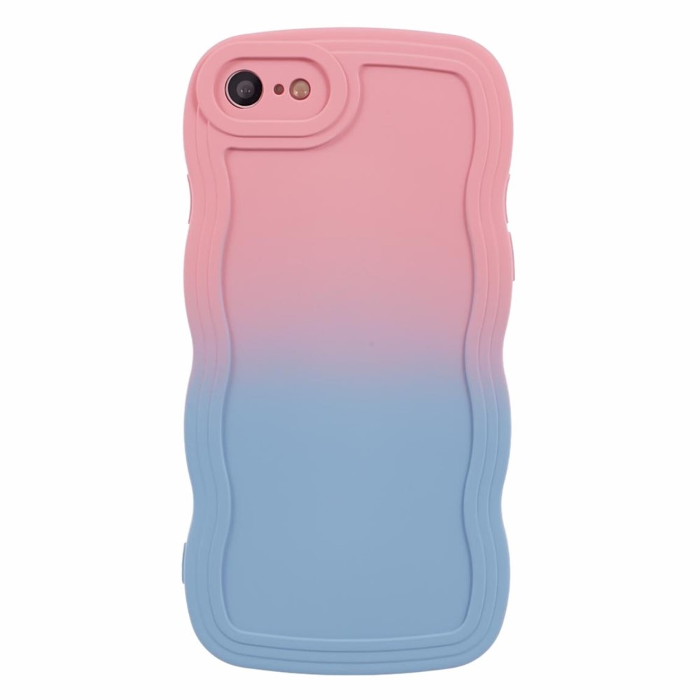 iPhone 7 Wavy Edge Case Pink/blue Ombre