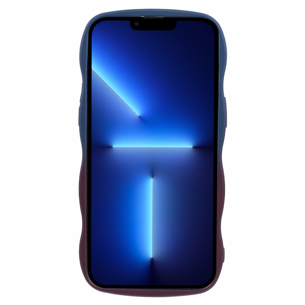 iPhone 13 Pro Max Wavy Edge Case Blue/purple Ombre