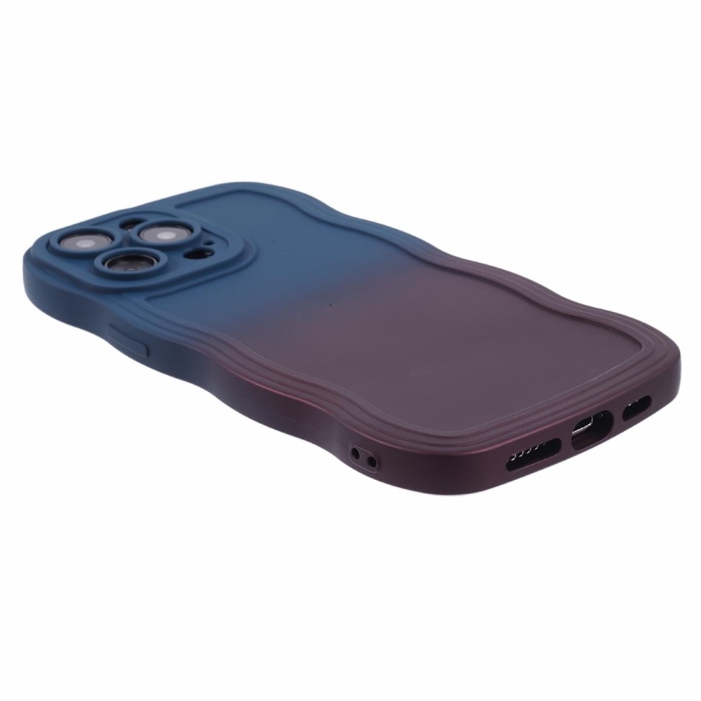 iPhone 13 Pro Max Wavy Edge Case Blue/purple Ombre